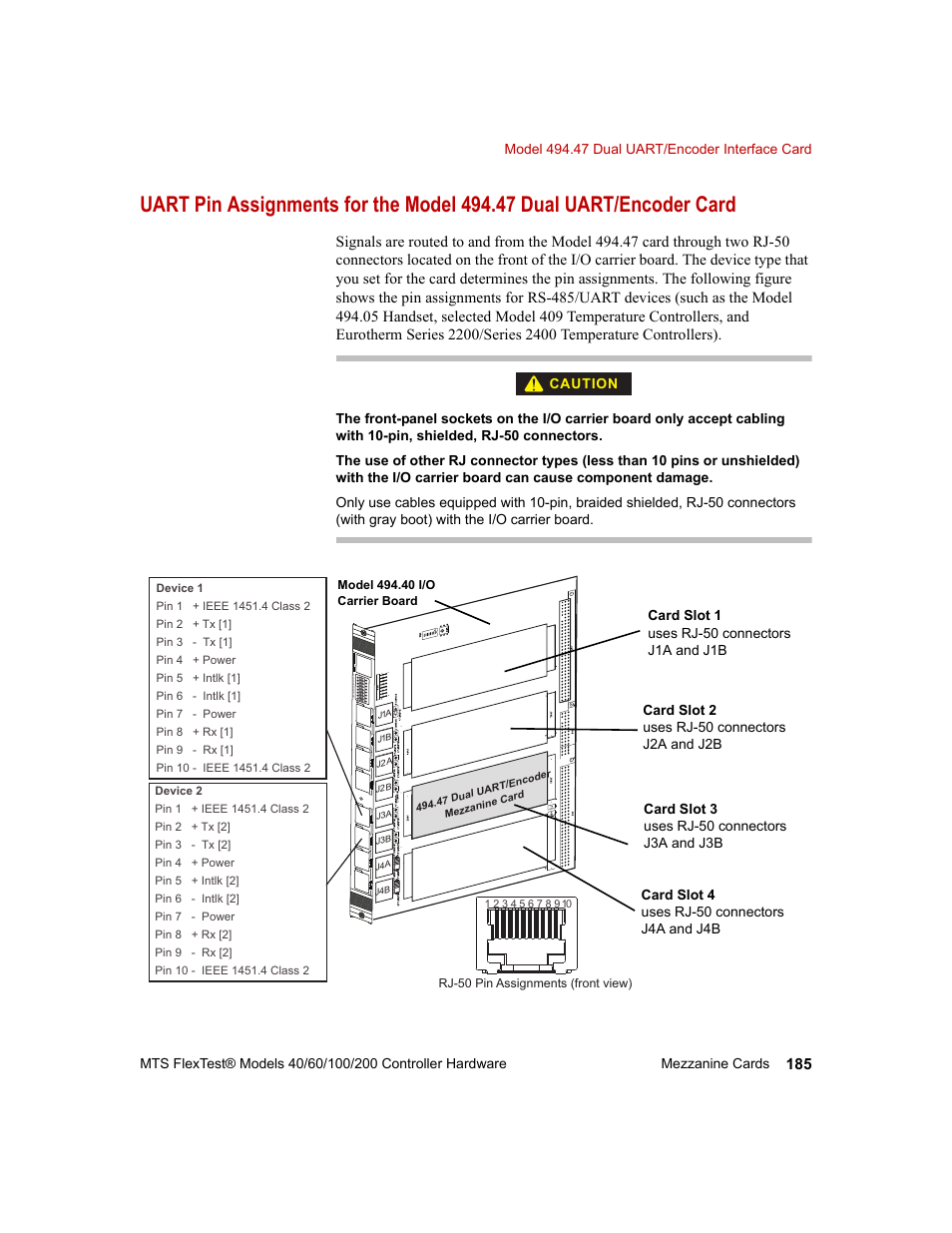 MTS FlexTest Models 200 User Manual | Page 185 / 344