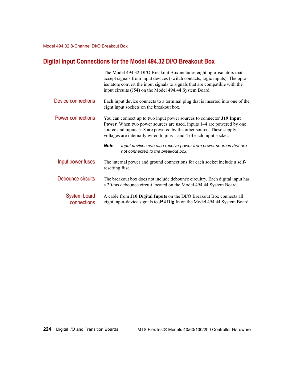 MTS FlexTest Models 200 User Manual | Page 224 / 344