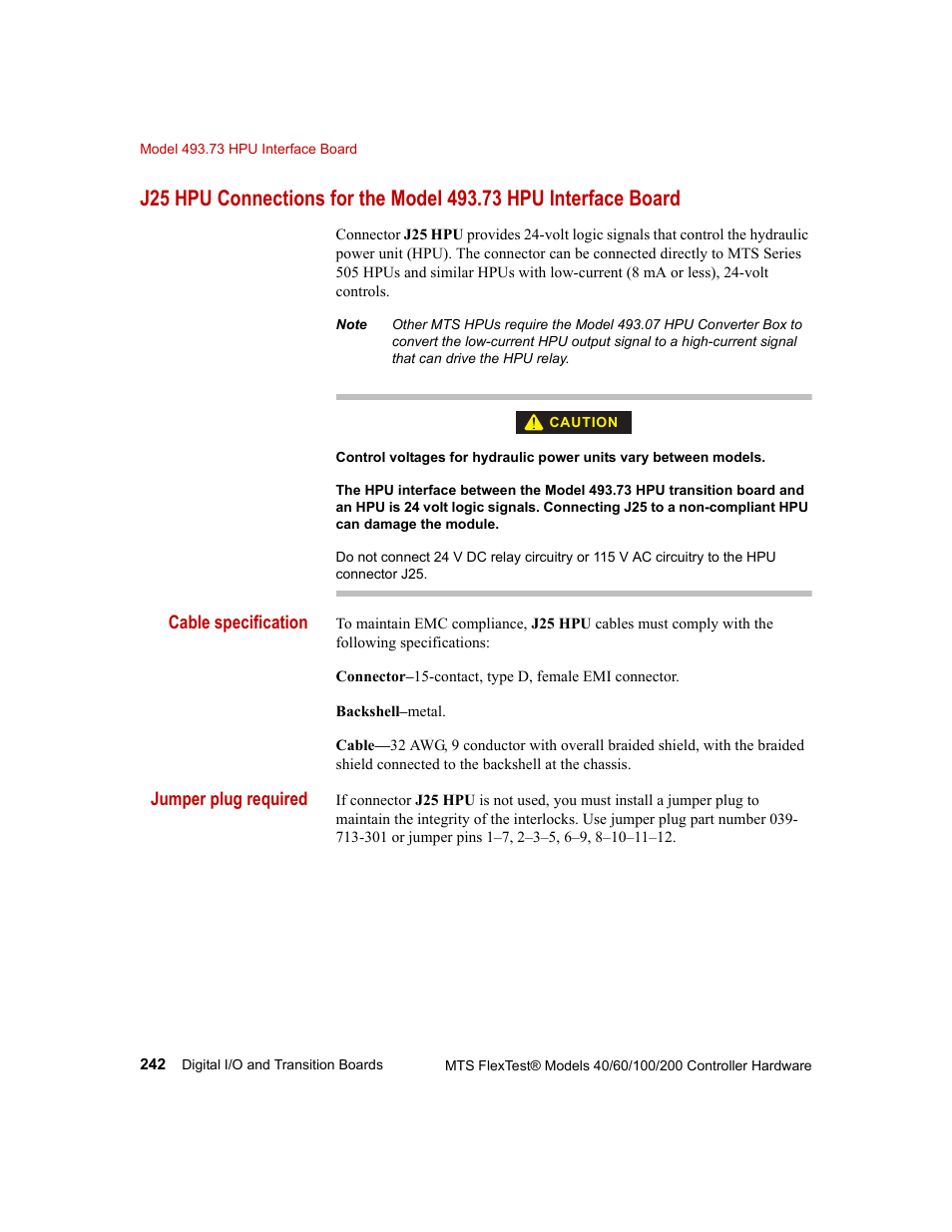 MTS FlexTest Models 200 User Manual | Page 242 / 344