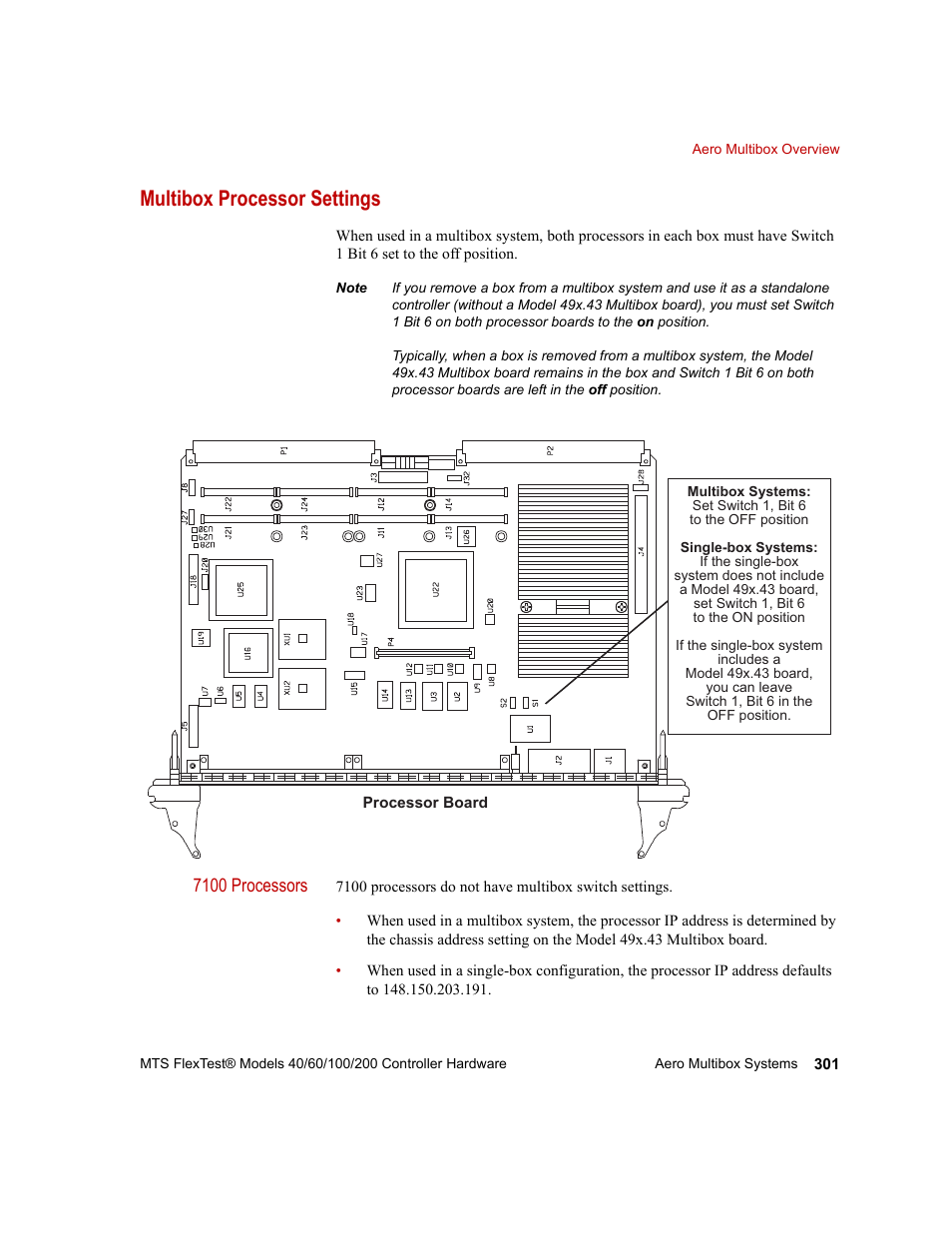 Multibox processor settings | MTS FlexTest Models 200 User Manual | Page 301 / 344