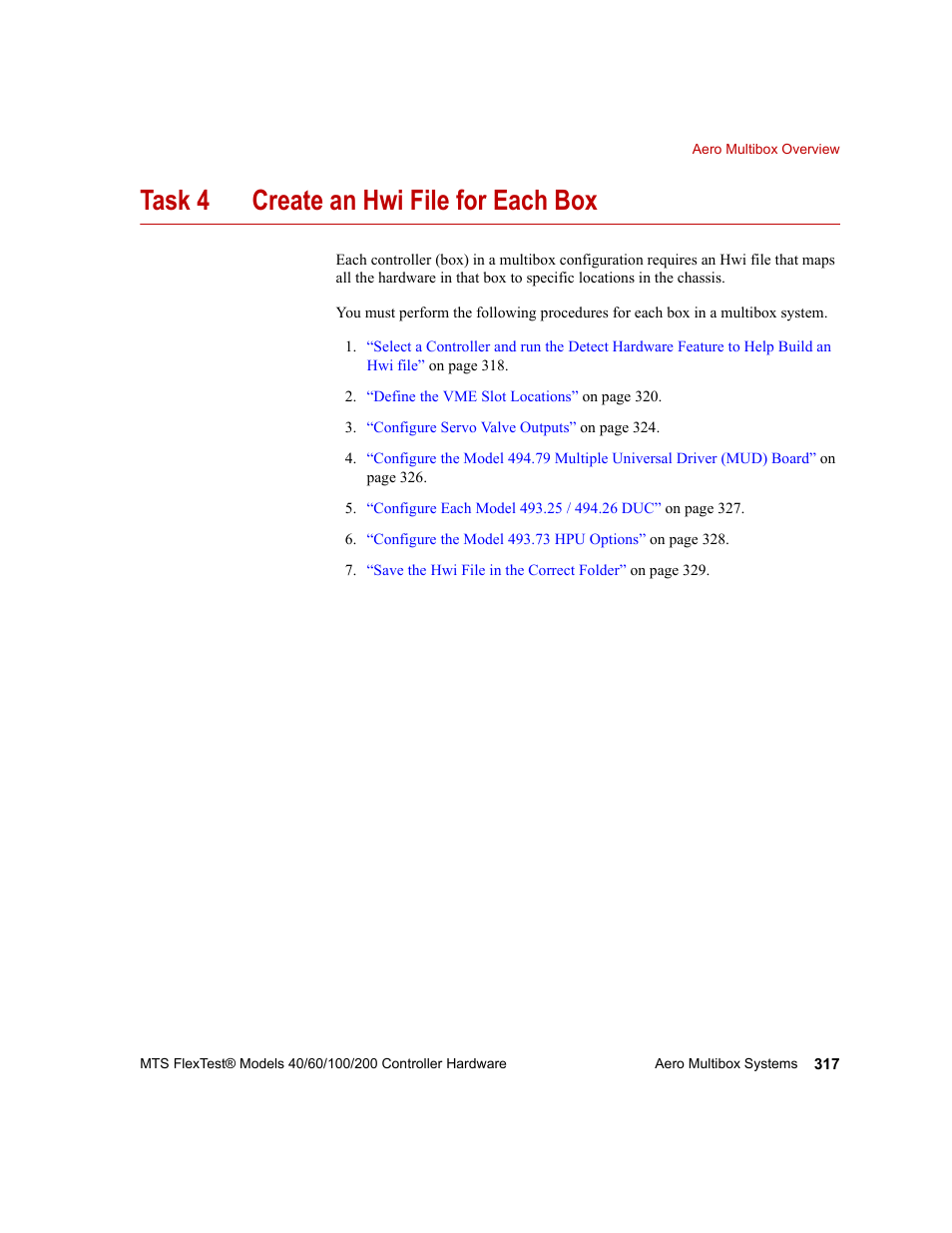 Sk 4, Create an hwi file for each box 317, Task 4 create an hwi file for each box | MTS FlexTest Models 200 User Manual | Page 317 / 344