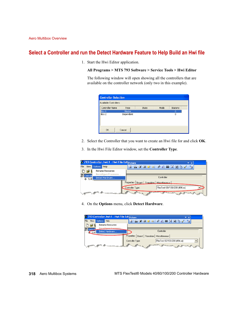 MTS FlexTest Models 200 User Manual | Page 318 / 344