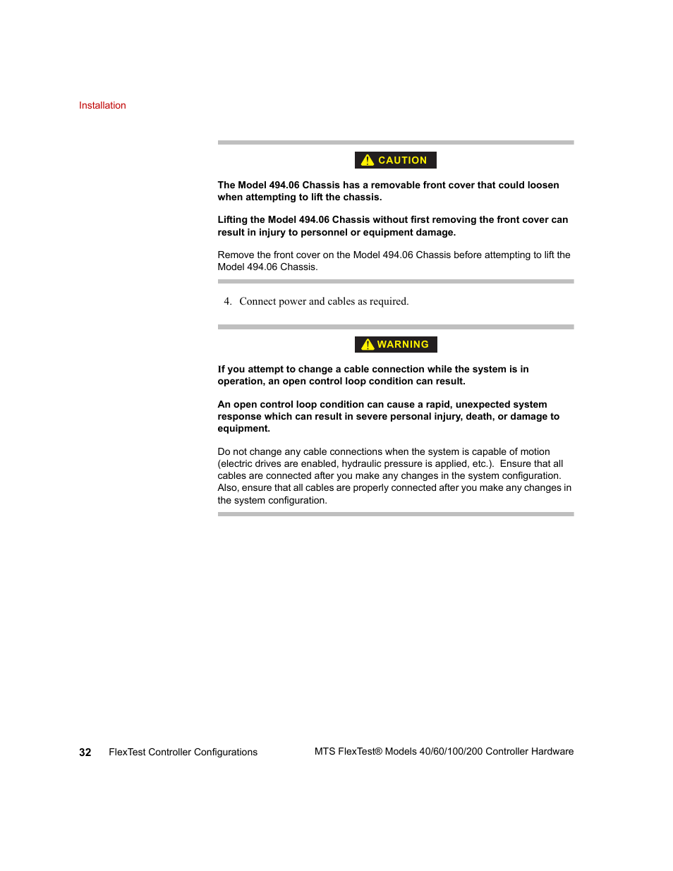 MTS FlexTest Models 200 User Manual | Page 32 / 344