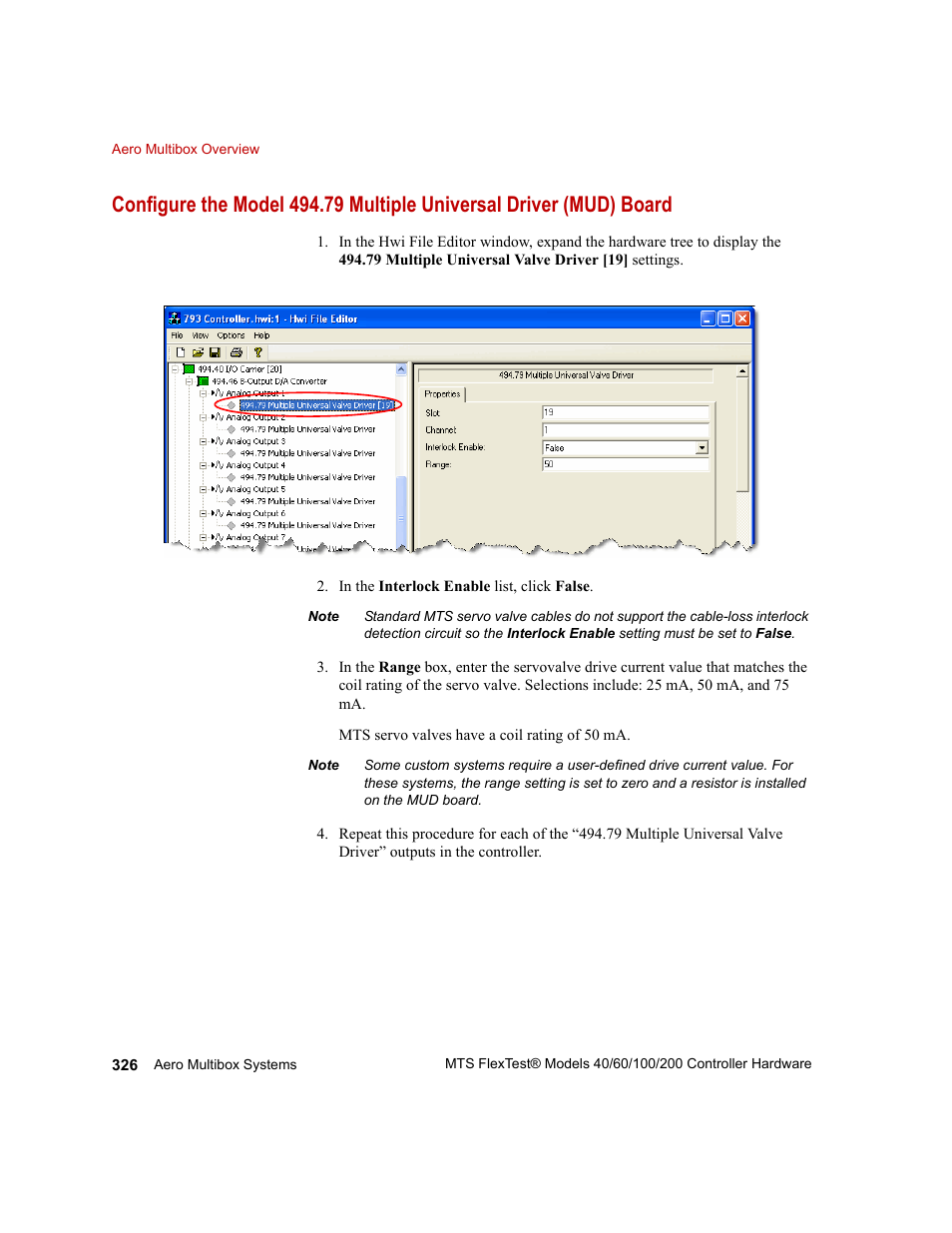 MTS FlexTest Models 200 User Manual | Page 326 / 344