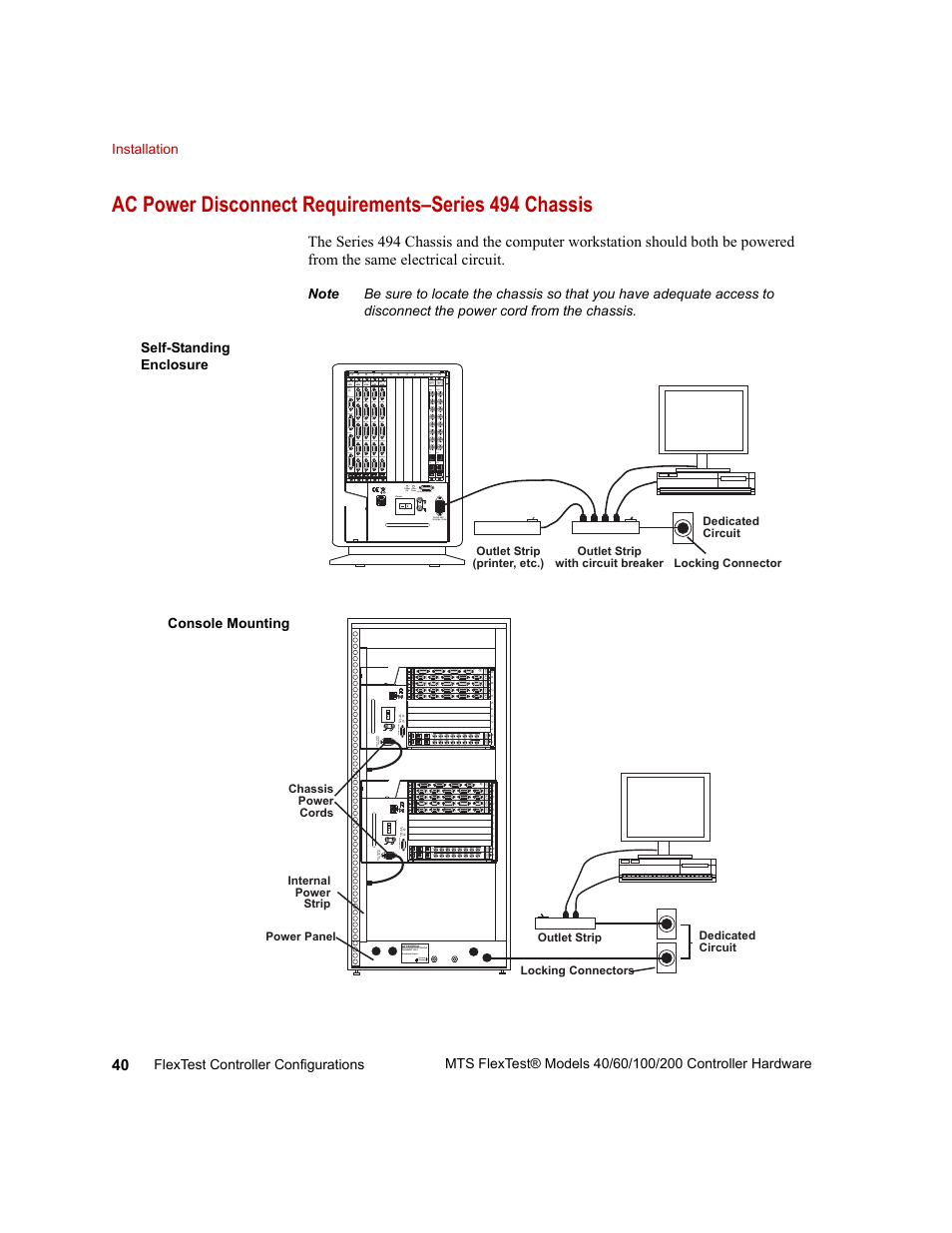 MTS FlexTest Models 200 User Manual | Page 40 / 344