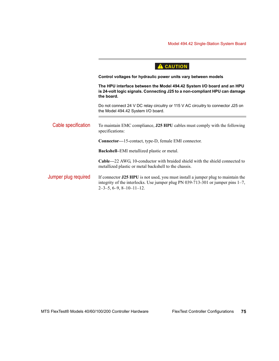 MTS FlexTest Models 200 User Manual | Page 75 / 344