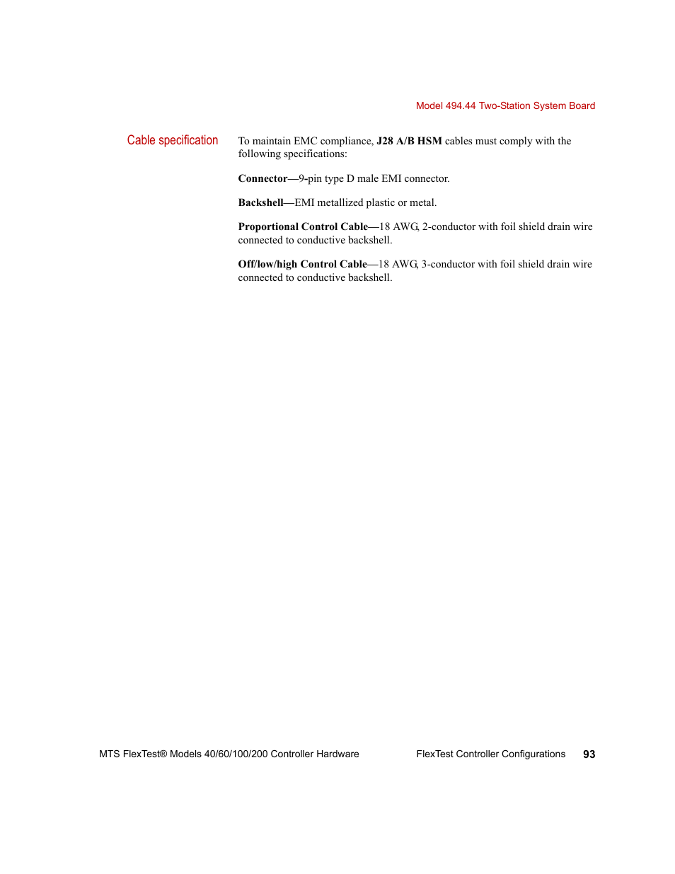 MTS FlexTest Models 200 User Manual | Page 93 / 344