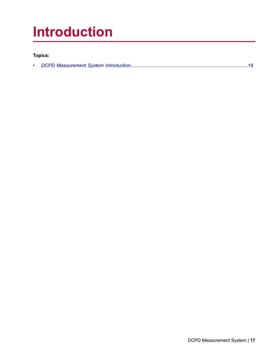 Introduction | MTS DCPD Measurement System User Manual | Page 17 / 46