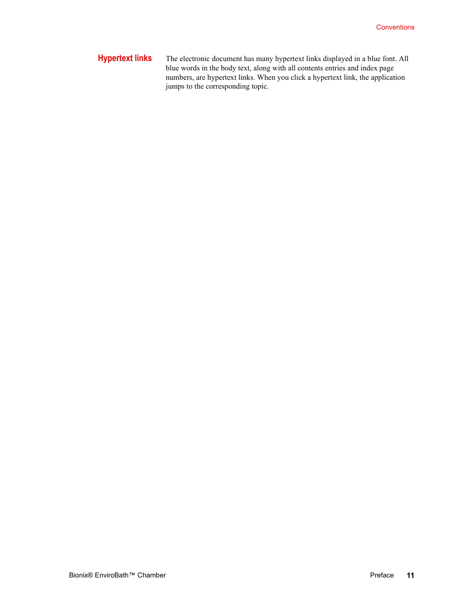 Hypertext links | MTS Bionix EnviroBath User Manual | Page 11 / 40