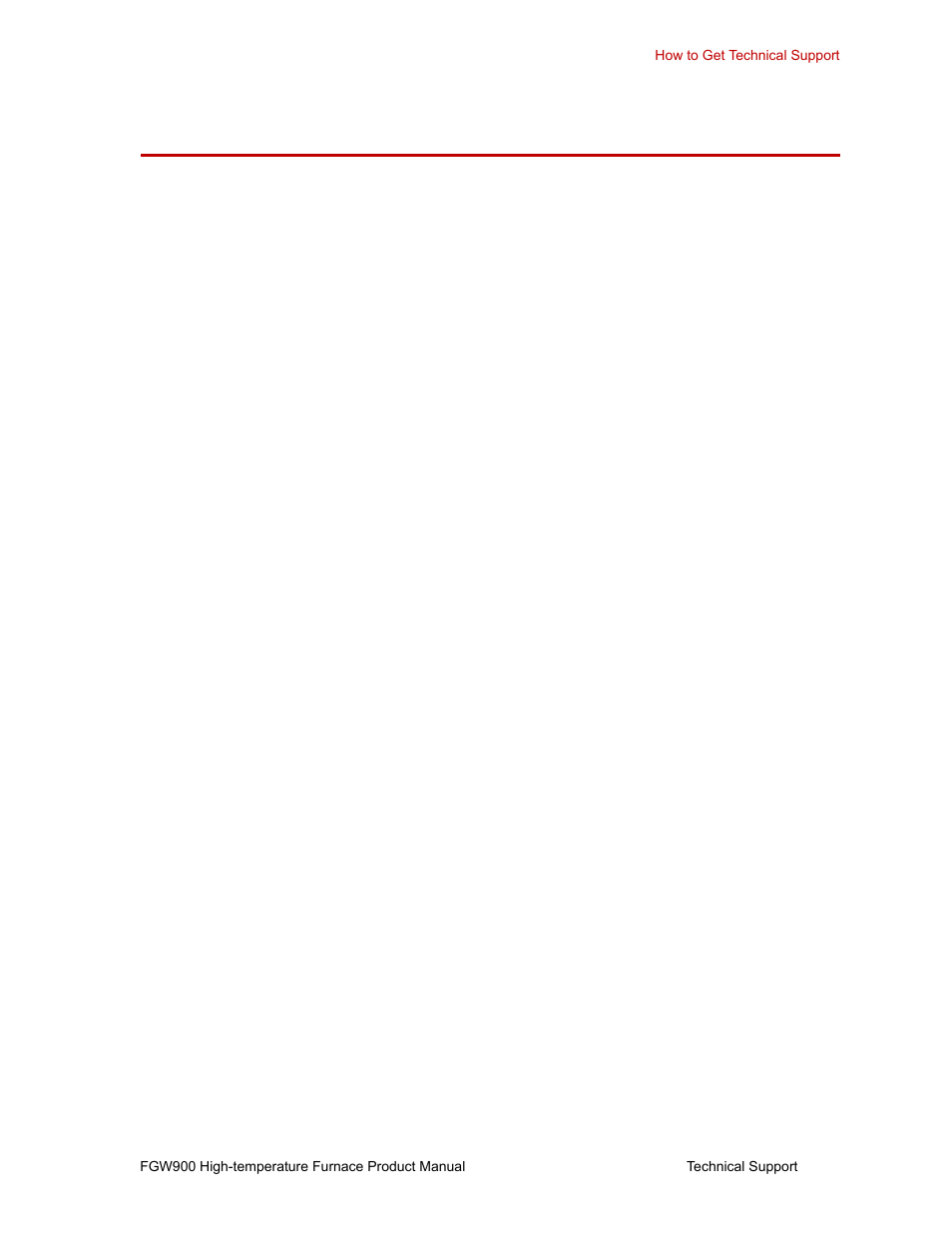 Technical support, How to get technical support, Before you contact mts service representative | MTS FGW900 High-temperature Furnace User Manual | Page 7 / 38