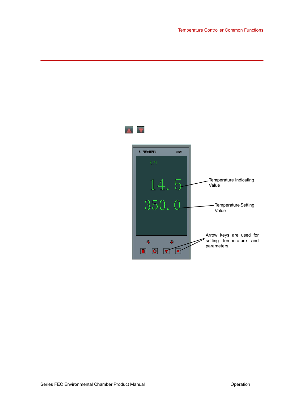 Temperature controller common functions, Temperature controller common functions 35 | MTS Series FEC Environmental Chamber User Manual | Page 35 / 48