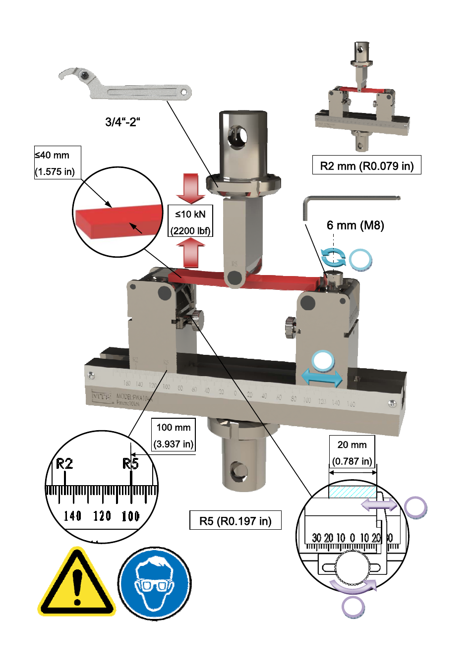 MTS Bend Fixture-10 kN User Manual | Page 2 / 2