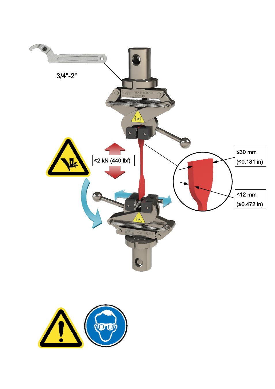 MTS Scissor-Style-2 kN User Manual | Page 2 / 2