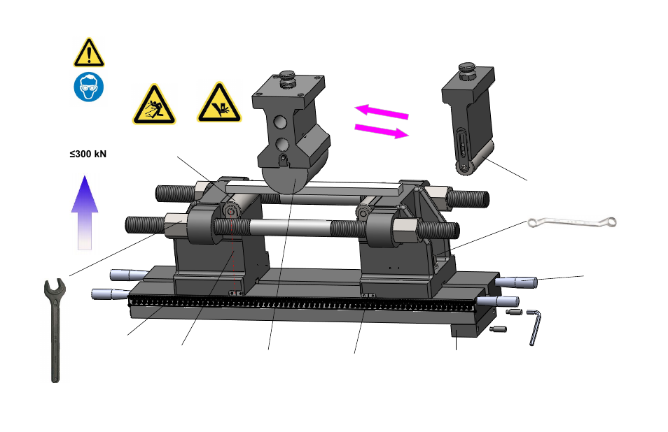 MTS Bend Fixture-300 kN User Manual | Page 2 / 2