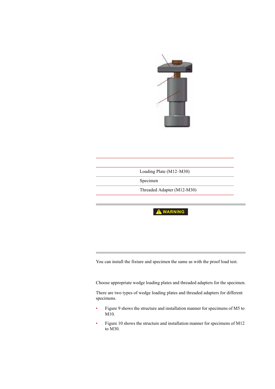 Tensile test, Wedge load test | MTS Nut Grips User Manual | Page 23 / 32