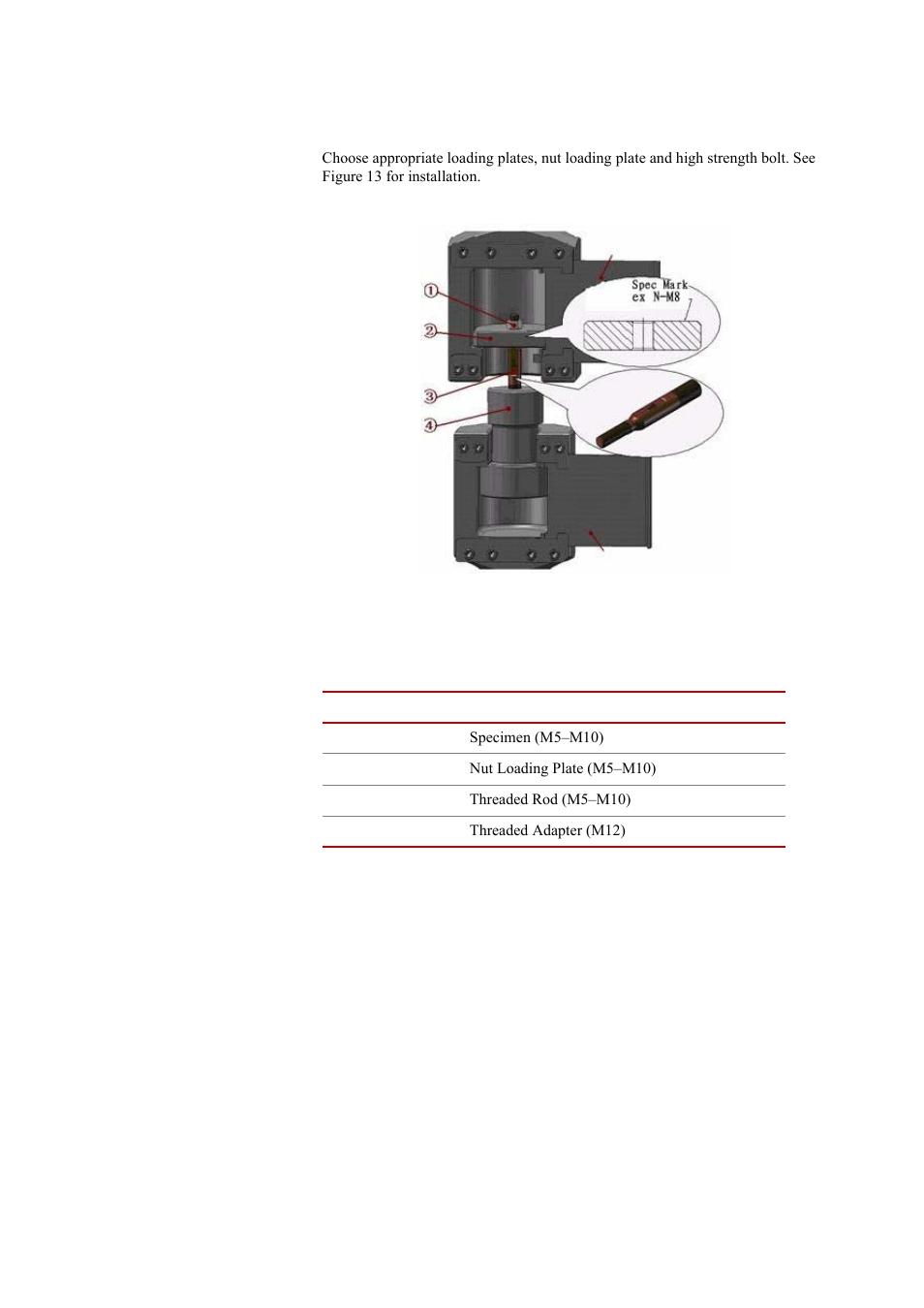 Proof load test for nuts (m12 to m30) | MTS Nut Grips User Manual | Page 27 / 32