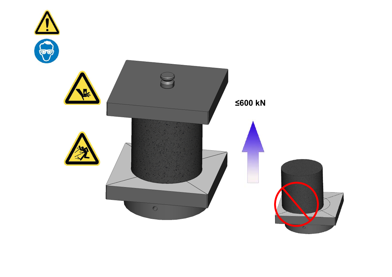 600 kn | MTS Compression Platen–Lower Spherically Seated-600 kN User Manual | Page 2 / 2