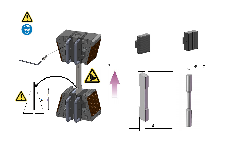 MTS Tensile Grip Face-600 kN User Manual | Page 2 / 2