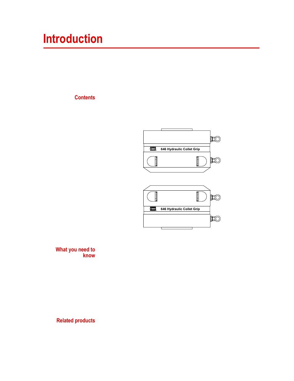 Introduction, Introduction 13 | MTS Series 646 Hydraulic Collet Grips User Manual | Page 13 / 68