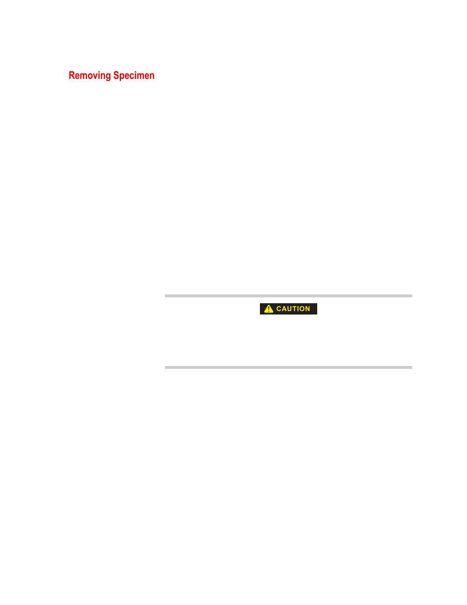 Removing specimen, Removing specimen 63 | MTS Series 646 Hydraulic Collet Grips User Manual | Page 63 / 68