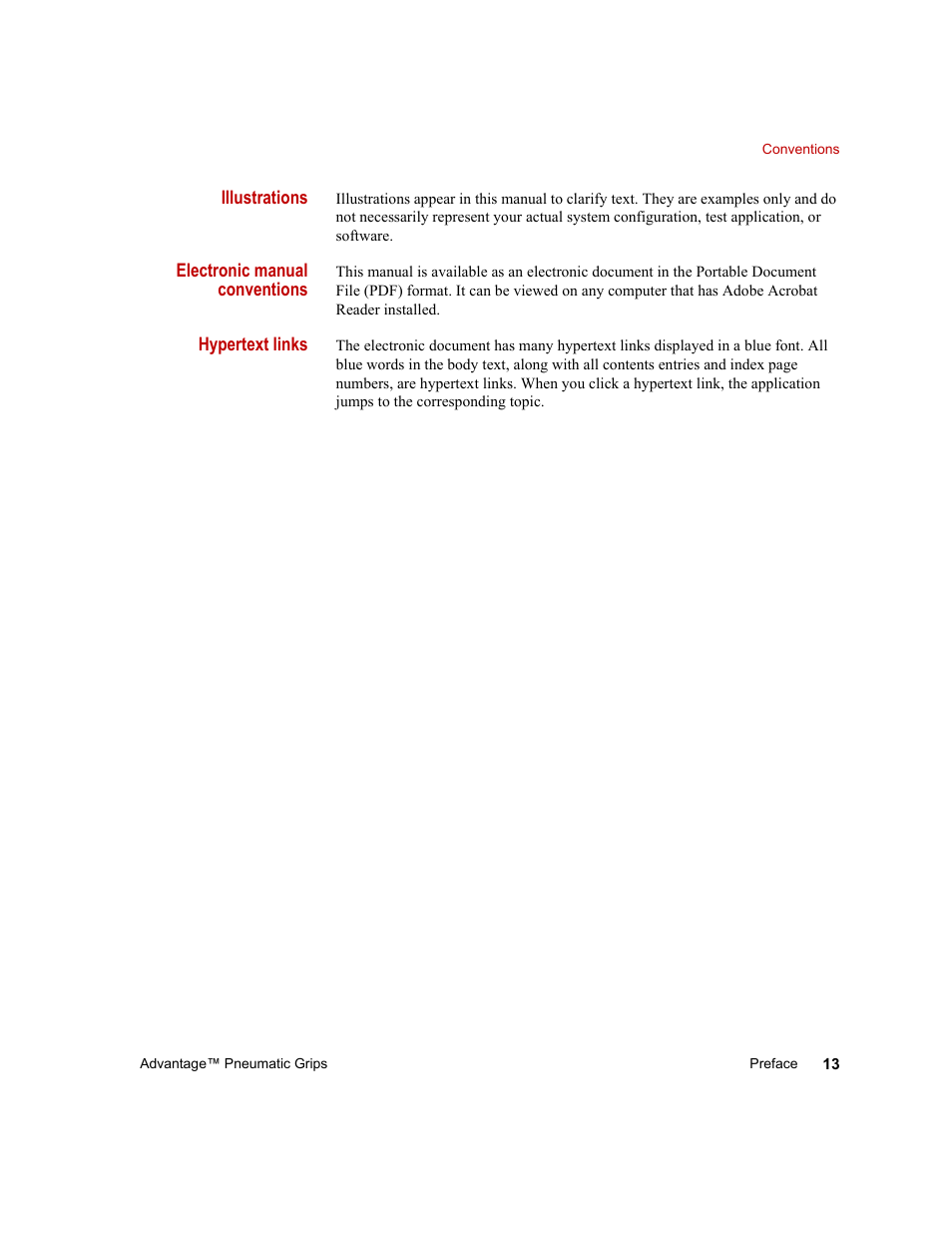MTS Advantage Pneumatic Grips User Manual | Page 13 / 58