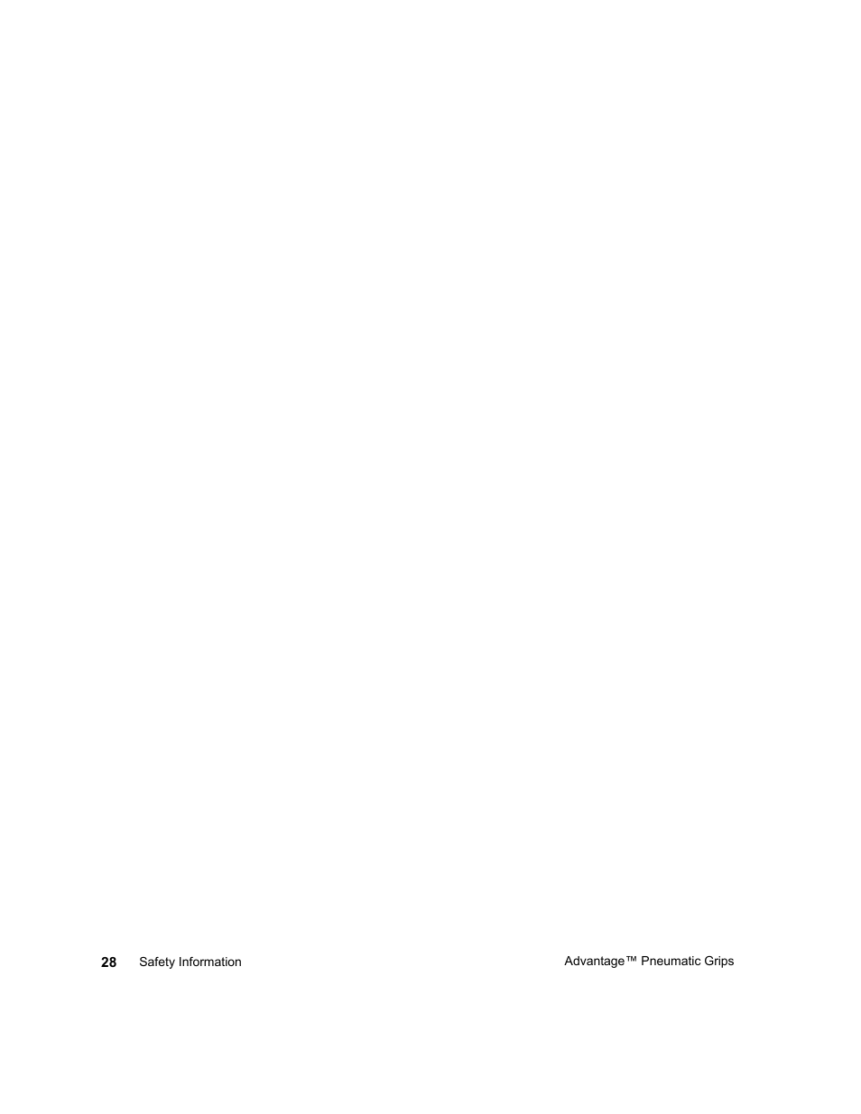 MTS Advantage Pneumatic Grips User Manual | Page 28 / 58