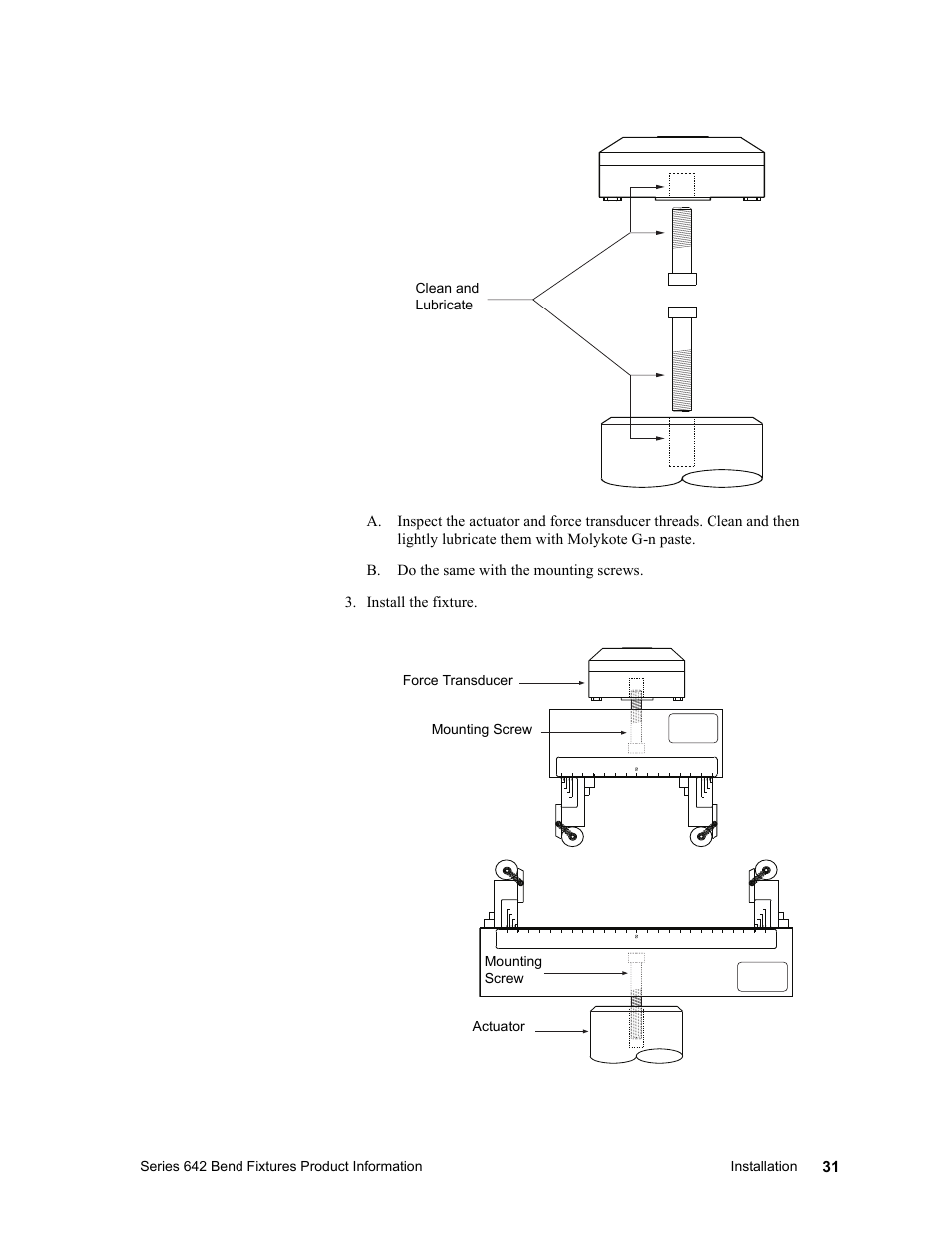 MTS Series 642 Bend Fixtures User Manual | Page 31 / 46