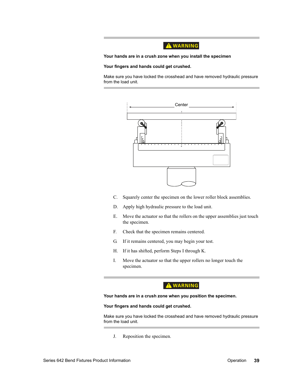 MTS Series 642 Bend Fixtures User Manual | Page 39 / 46