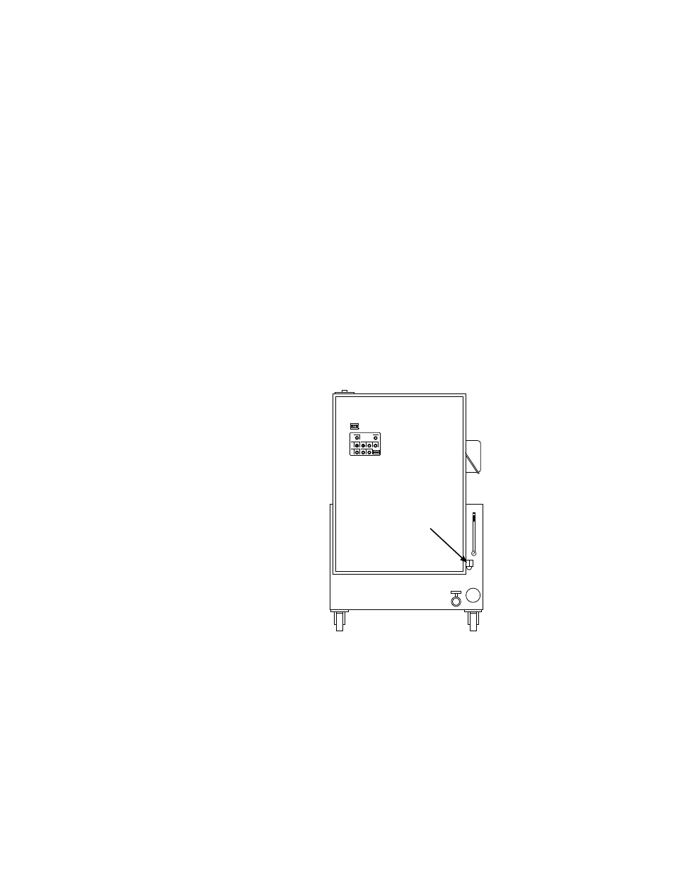 Section 4 installation, Figure 4-1. location of remote control connector | MTS Model 506-62-72 Hydraulic Power Supply User Manual | Page 29 / 44
