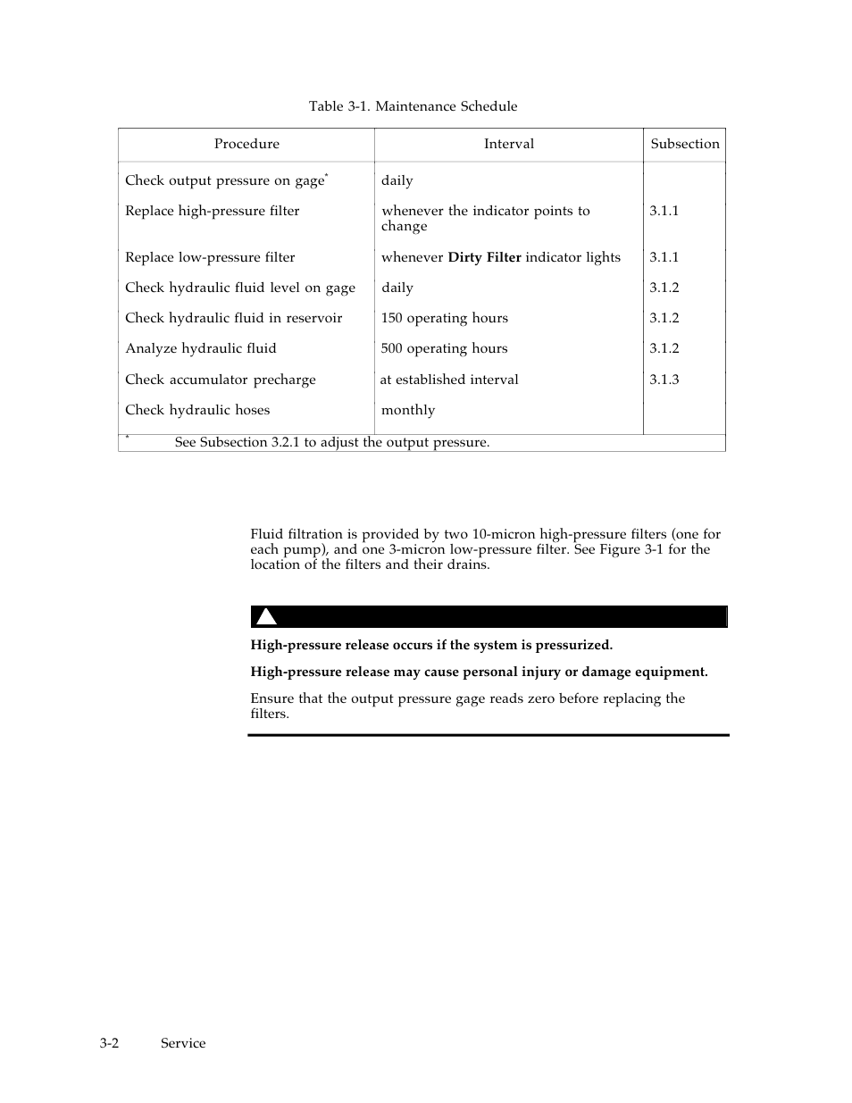 1 filters | MTS Hydraulic Power Unit Model 506-92 User Manual | Page 14 / 49