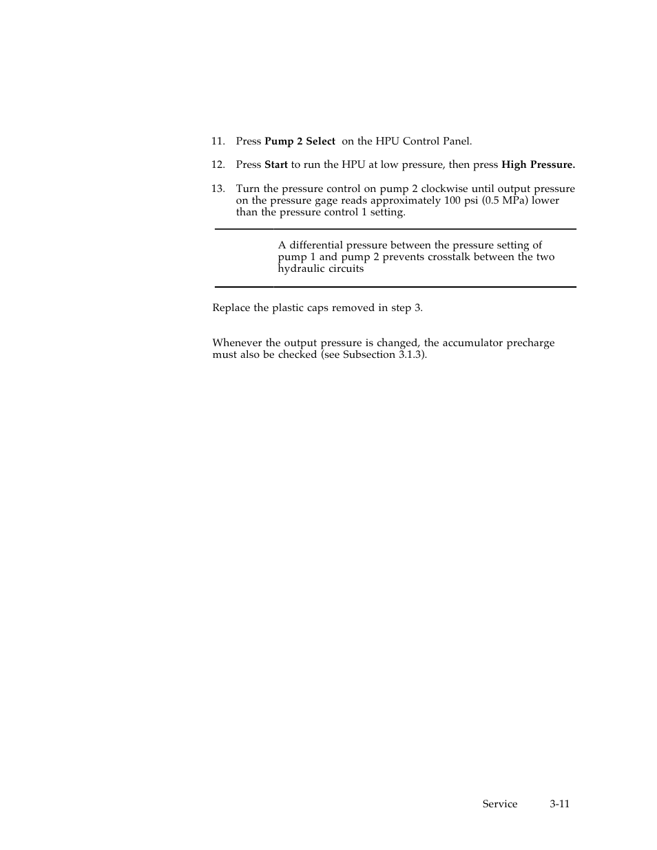 MTS Hydraulic Power Unit Model 506-92 User Manual | Page 23 / 49