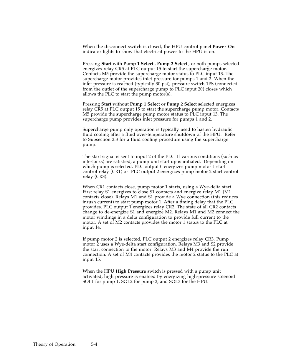 1 control | MTS Hydraulic Power Unit Model 506-92 User Manual | Page 41 / 49