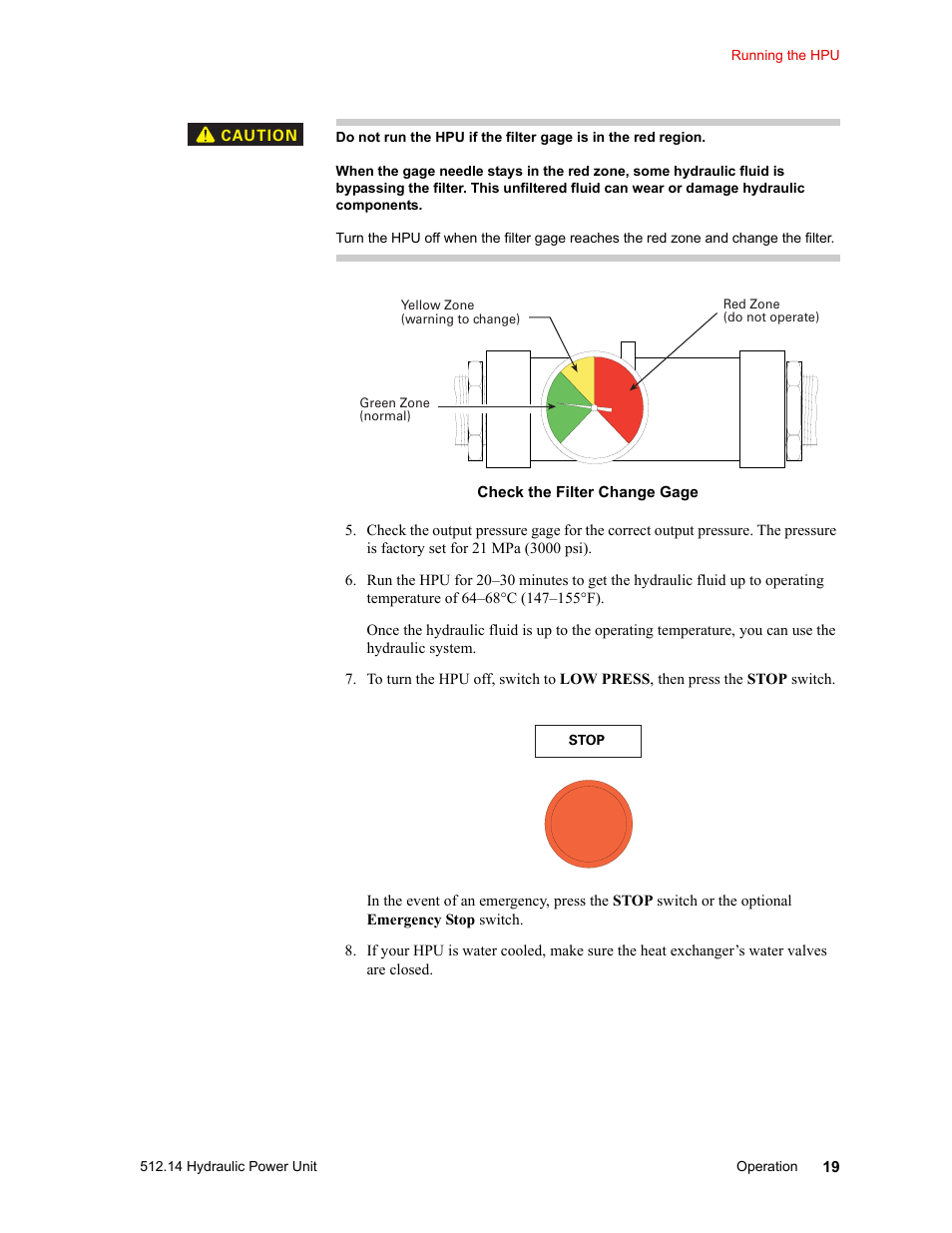 MTS Model 512-14 Hydraulic Power Unit User Manual | Page 19 / 44