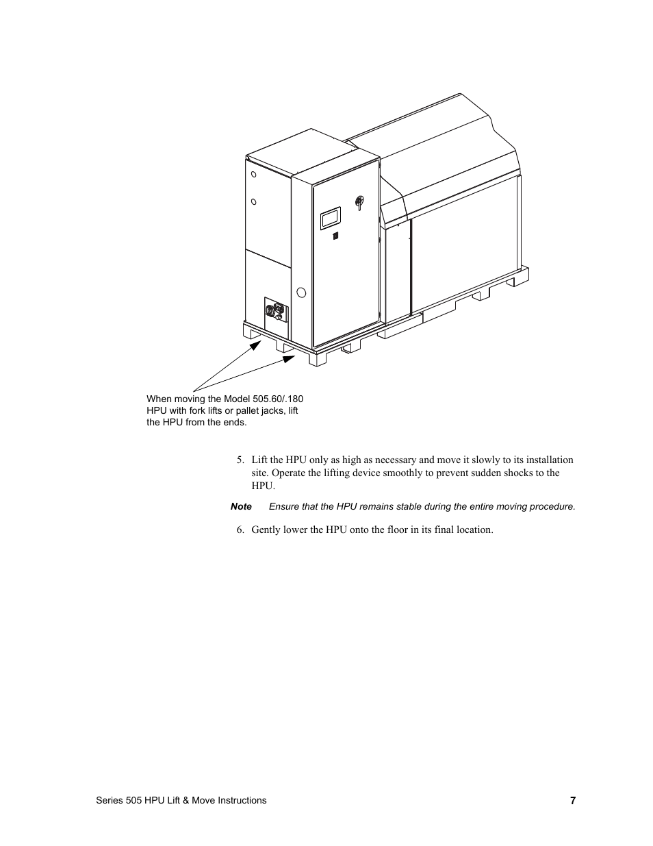 MTS Series 505 SilentFlo HPU Lift & Move Model 505-XX User Manual | Page 7 / 8