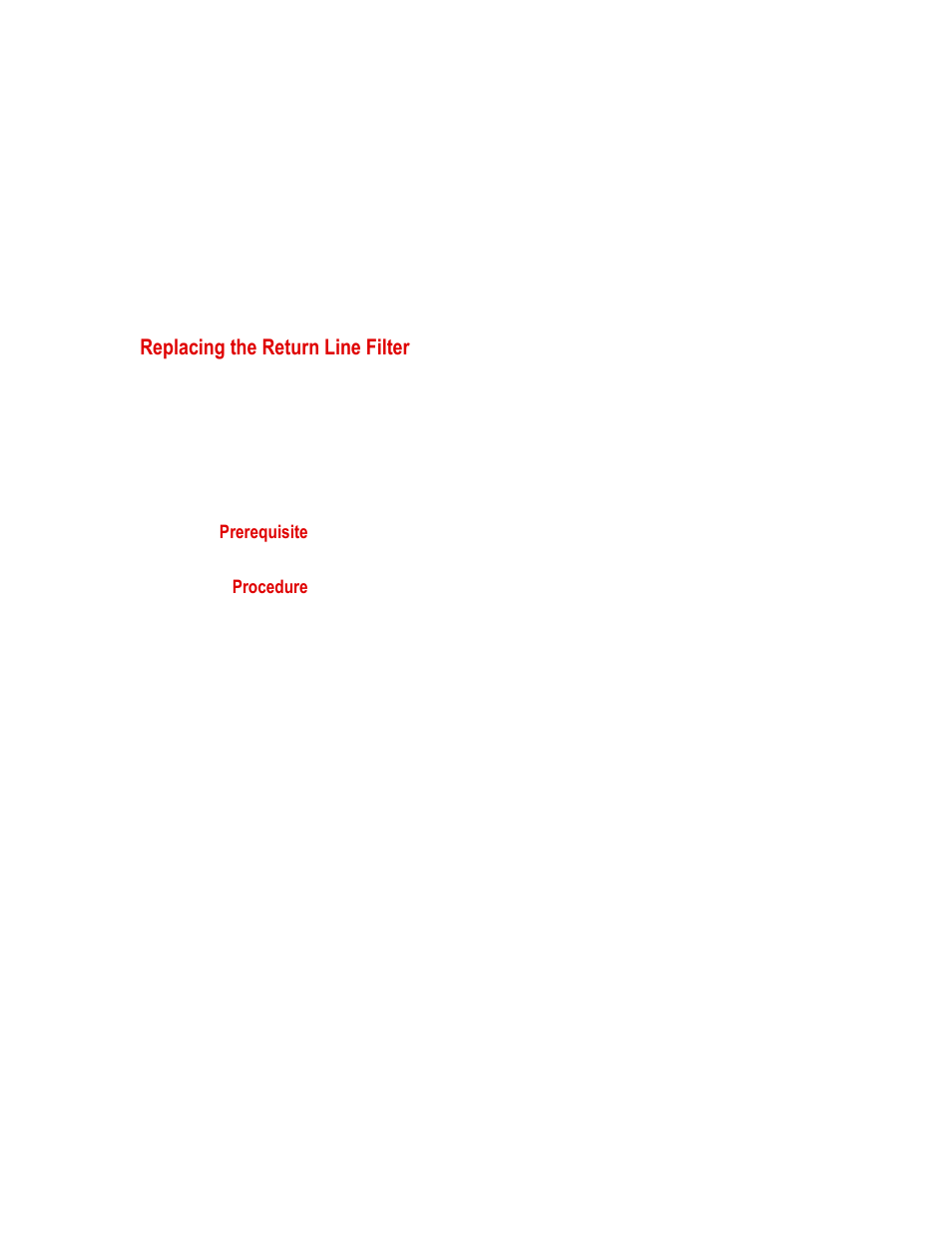 Replacing the return line filter, Replacing the return line filter 59 | MTS Series 505 SilentFlo Hydraulic Power Unit Model 505-11 User Manual | Page 59 / 90