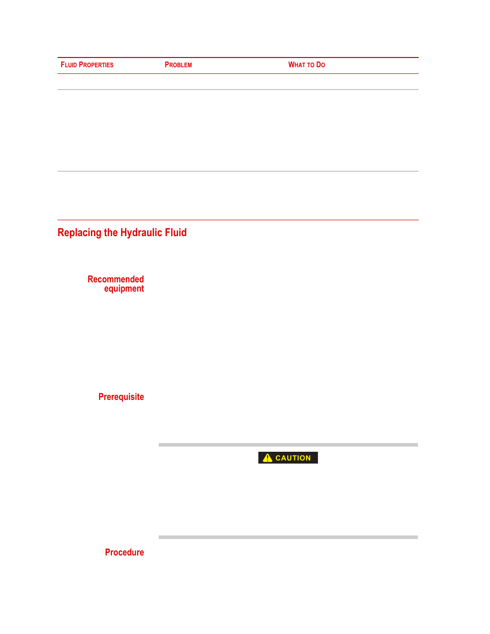 Replacing the hydraulic fluid, Replacing the hydraulic fluid 64 | MTS Series 505 SilentFlo Hydraulic Power Unit Model 505-11 User Manual | Page 64 / 90