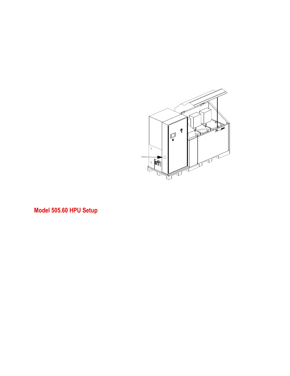 Model 505.60 hpu setup, Model 505.60 hpu setup 52 | MTS Series 505 SilentFlo Hydraulic Power Unit Model 505-180 User Manual | Page 52 / 118