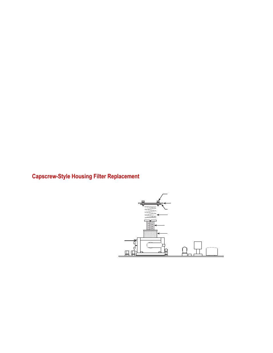 Capscrew-style housing filter replacement, Capscrew-style housing filter replacement 96 | MTS Series 505 SilentFlo Hydraulic Power Unit Model 505-180 User Manual | Page 96 / 118