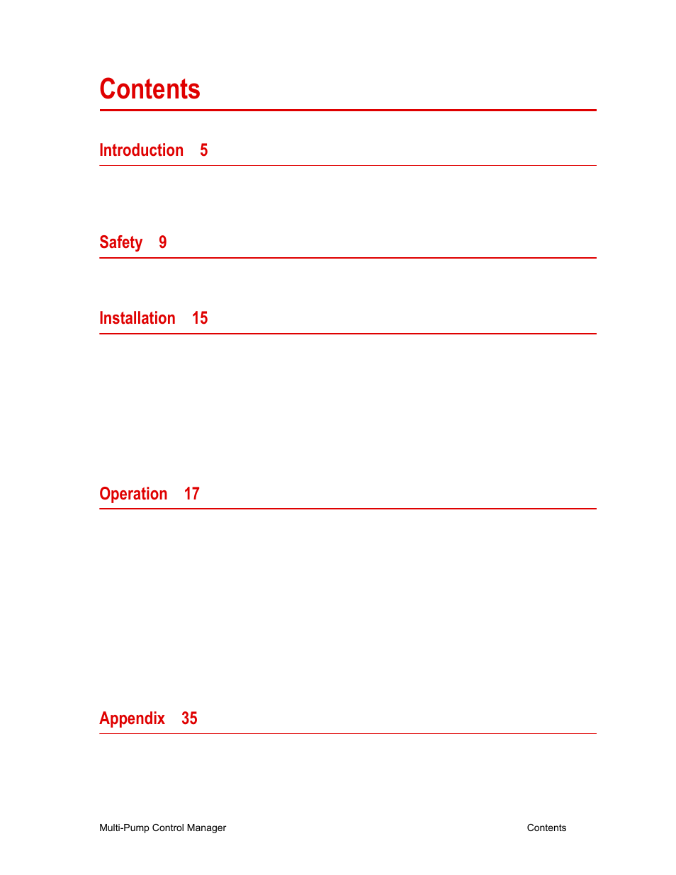 MTS Multi-Pump Control Manager User Manual | Page 3 / 40