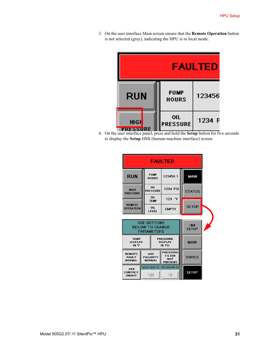 MTS Series 505G2 SilentFlo Hydraulic Power Unit Model 505G2-11 User Manual | Page 31 / 86