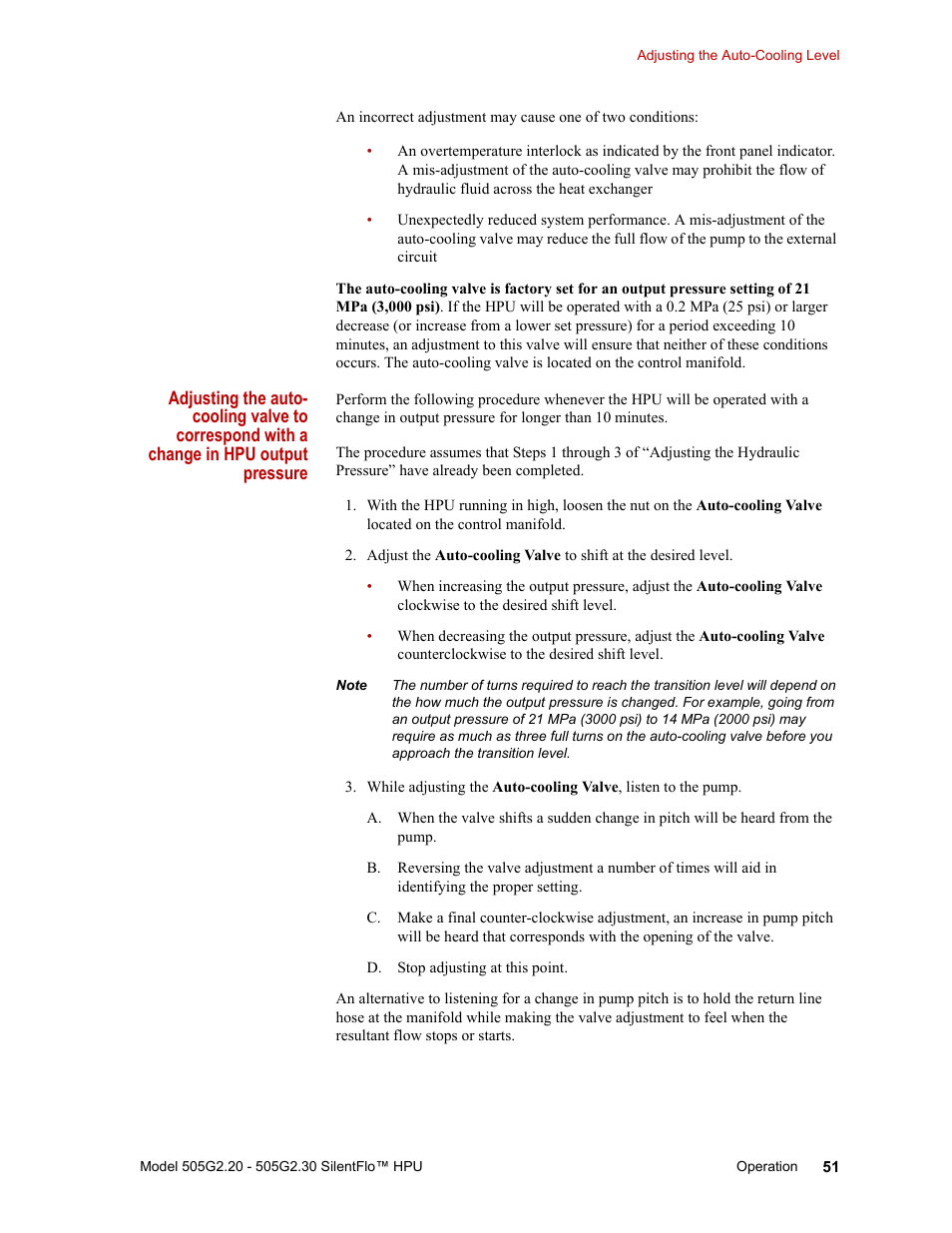 MTS Series 505G2 SilentFlo Hydraulic Power Unit Model 505G2-30 User Manual | Page 51 / 90