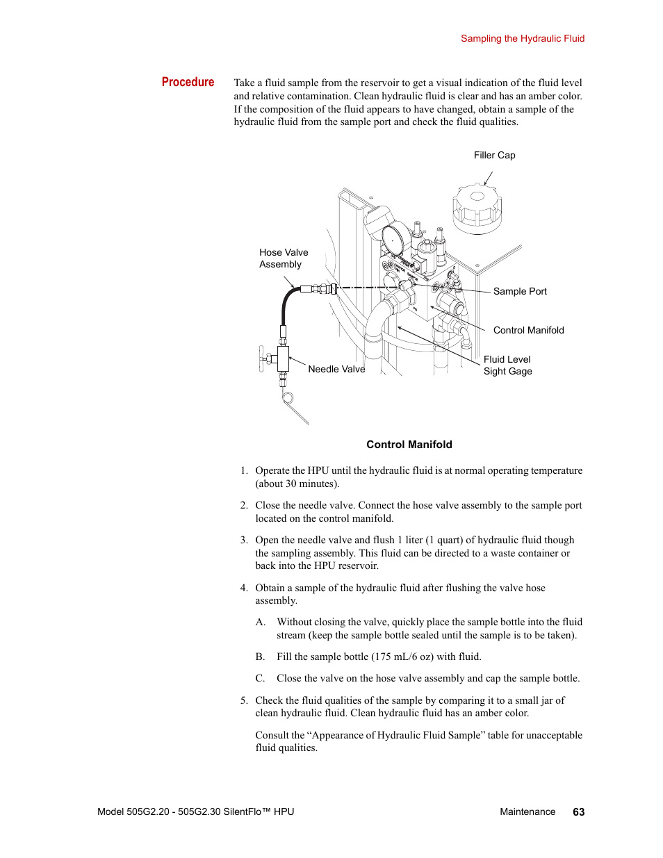 MTS Series 505G2 SilentFlo Hydraulic Power Unit Model 505G2-30 User Manual | Page 63 / 90