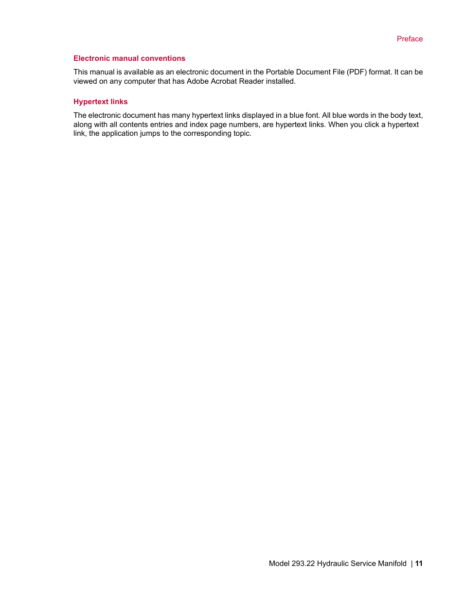 MTS Model 293-22 Hydraulic Service Manifold User Manual | Page 11 / 52