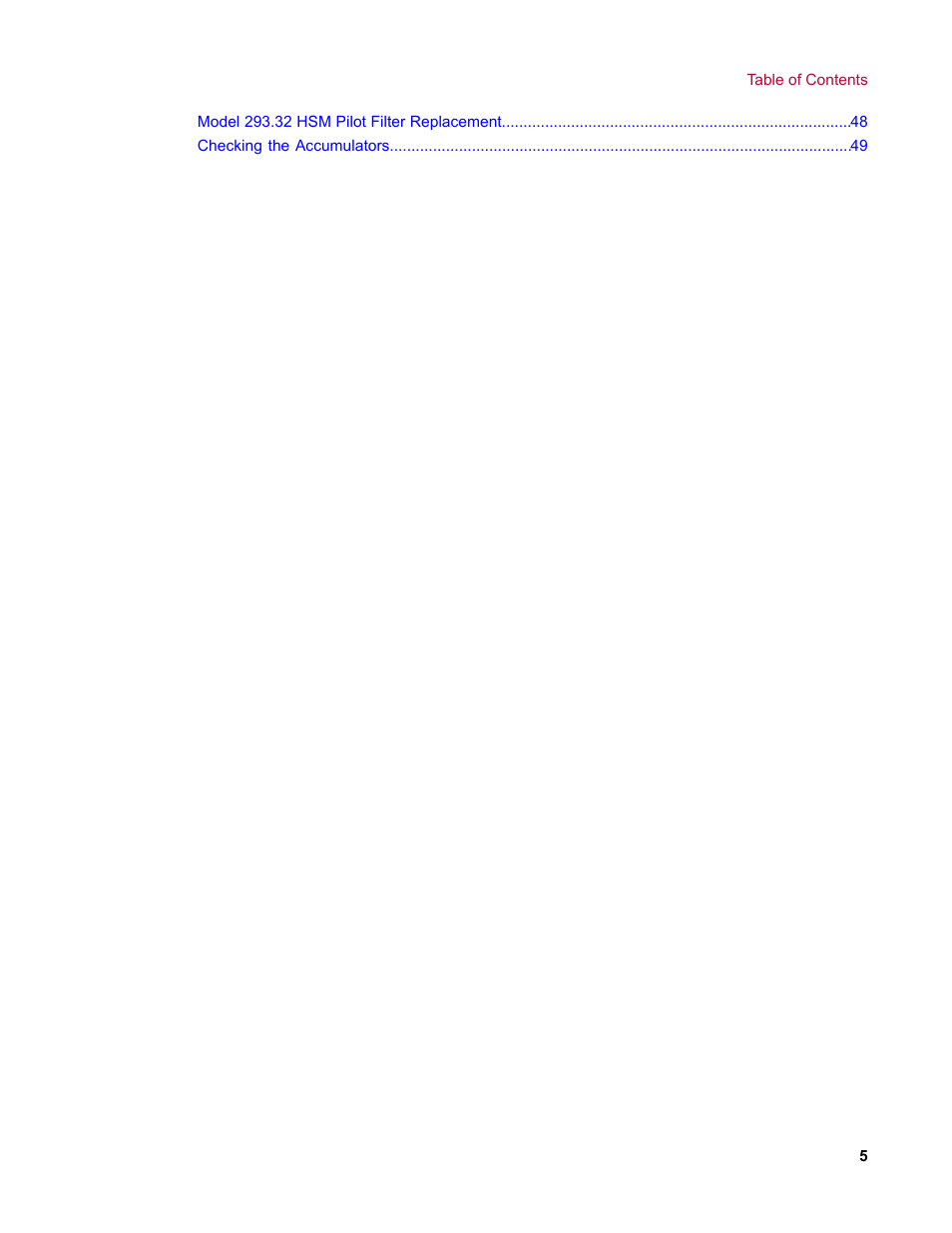 MTS Model 293-32 Hydraulic Service Manifold User Manual | Page 5 / 52