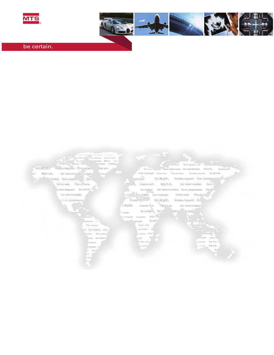 MTS Isolation Service Manifold User Manual | 40 pages