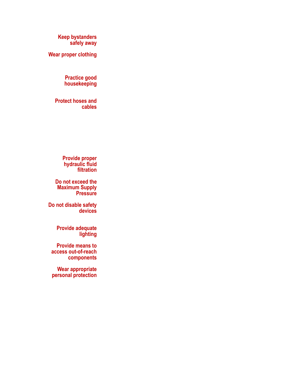 MTS Isolation Service Manifold User Manual | Page 25 / 40
