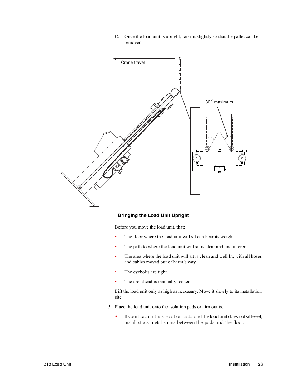 MTS 318 Load Unit User Manual | Page 53 / 120
