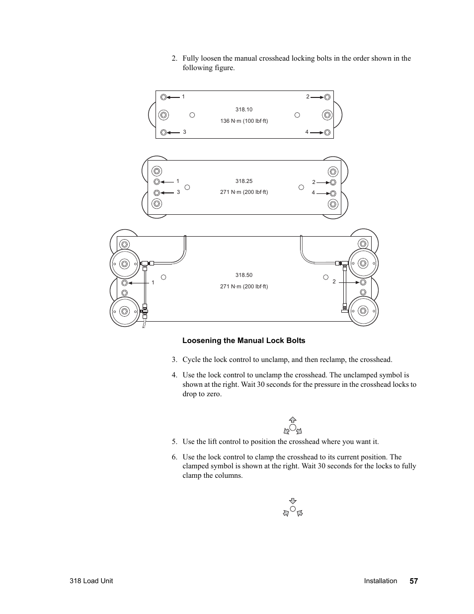 MTS 318 Load Unit User Manual | Page 57 / 120