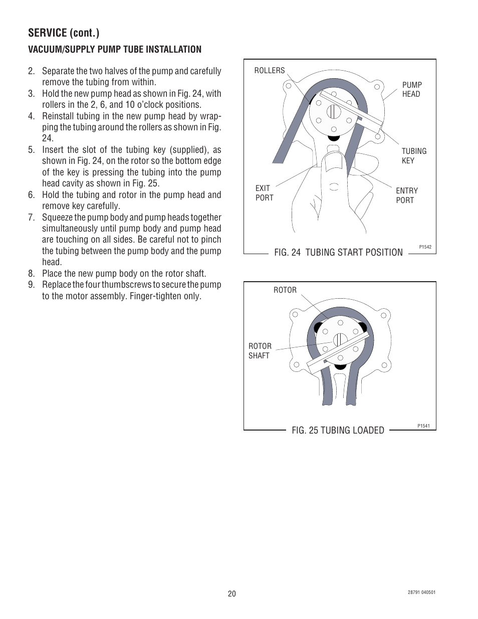 Service (cont.) | Bunn AFPO-2 User Manual | Page 20 / 25