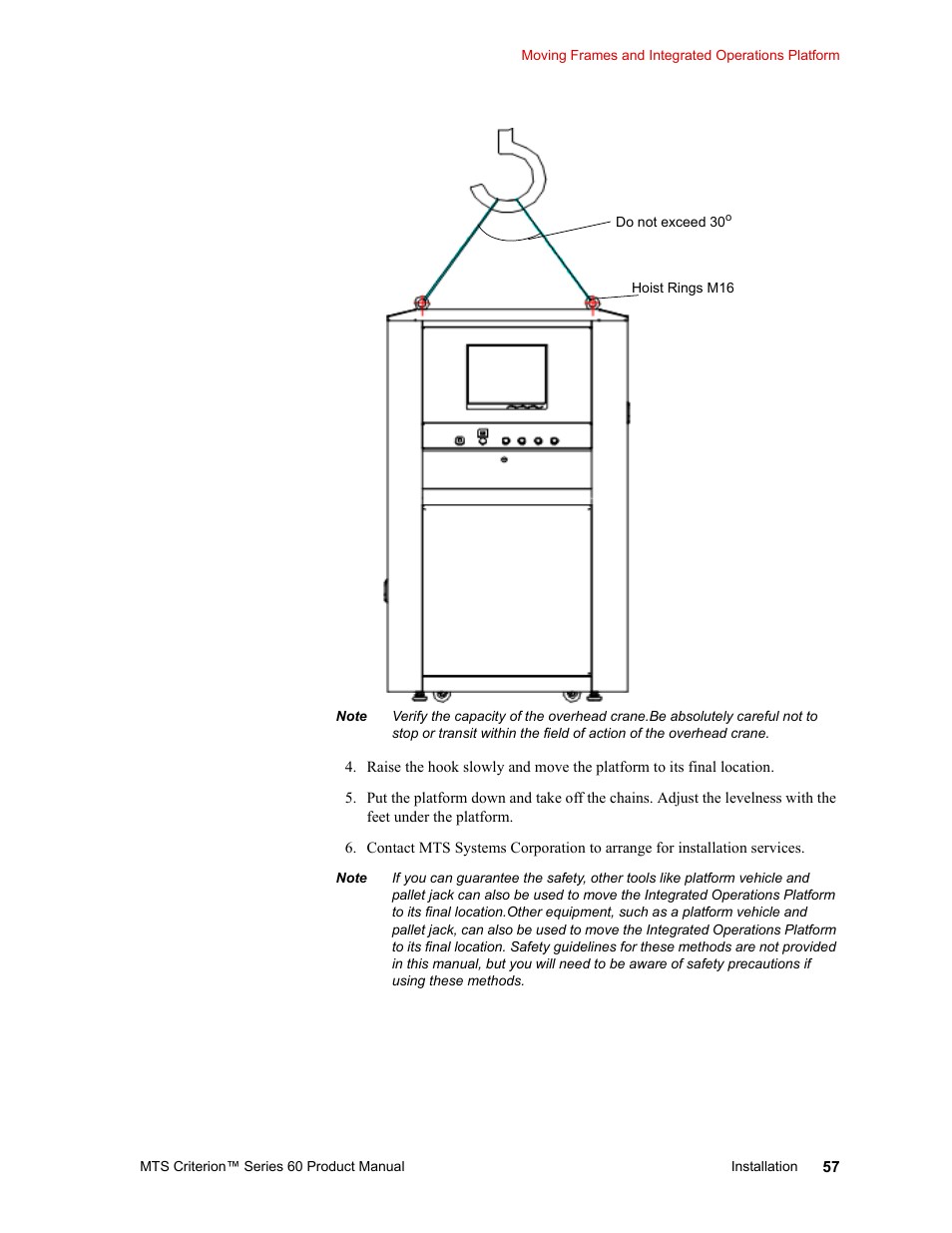 MTS Criterion 60 - Manual User Manual | Page 57 / 98